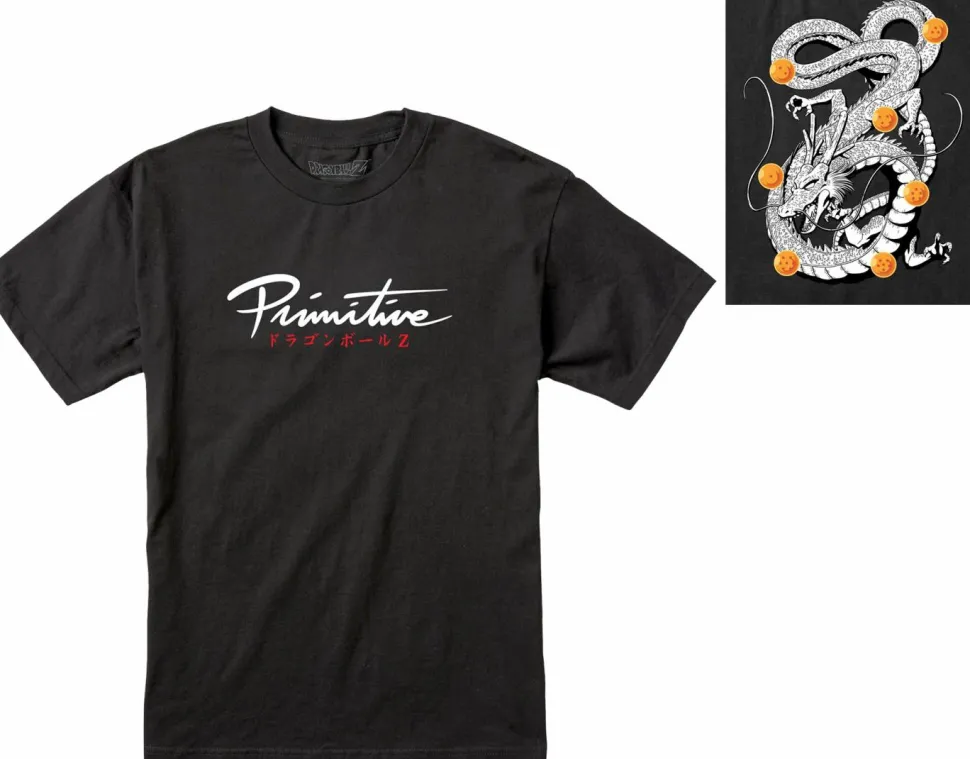 Dragon Ball Z - DBZ x Primitive Nuevo Shenron T-Shirt Black