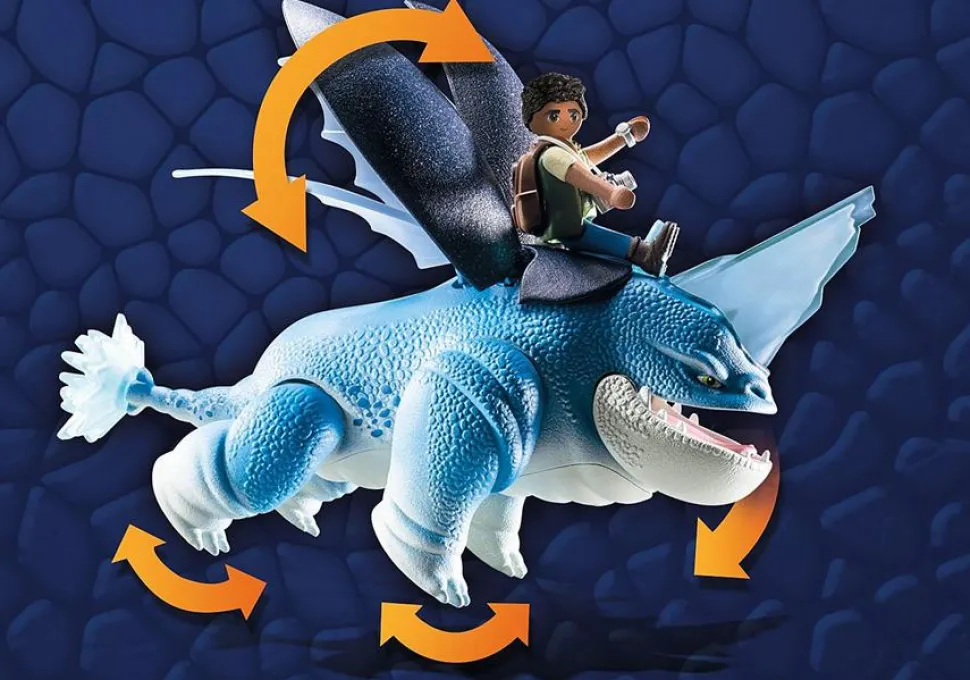 DreamWorks Dragons: The Nine Realms - Plowhorn & D'Angelo Playmobil Playset (71082)