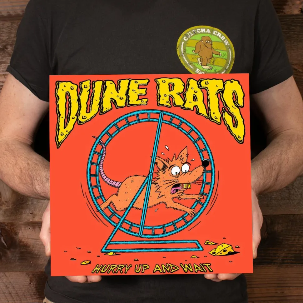Dune Rats - Hurry Up And Wait LP Vinyl Record (“Blue Cheese” Coloured Vinyl)