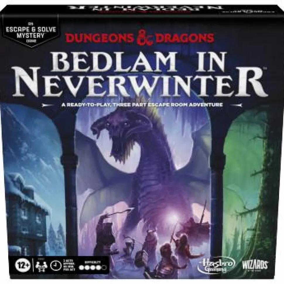 Dungeons & Dragons - Bedlam in Neverwinter: An Escape & Solve Mystery Board Game