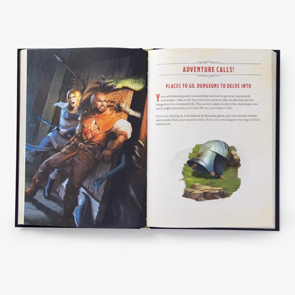 Dungeons & Dragons - Characters & Quests: A Young Adventurer's Workbook Hardcover Book