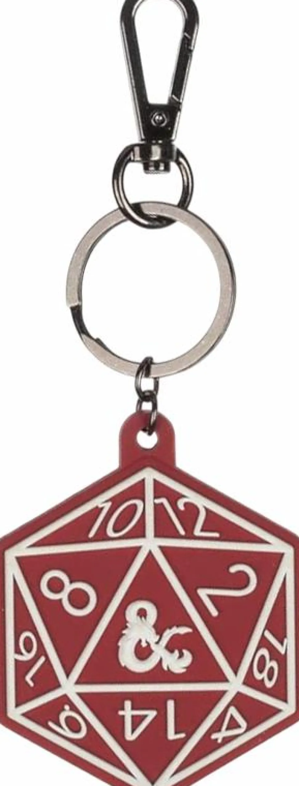 Dungeons & Dragons - D20 Dice Rubber Keychain