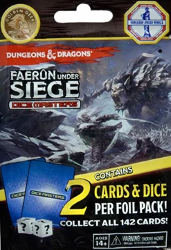 Dungeons & Dragons - Faerun Under Siege Dice Masters Foil Pack Gravity Feed Box (Display of 90)