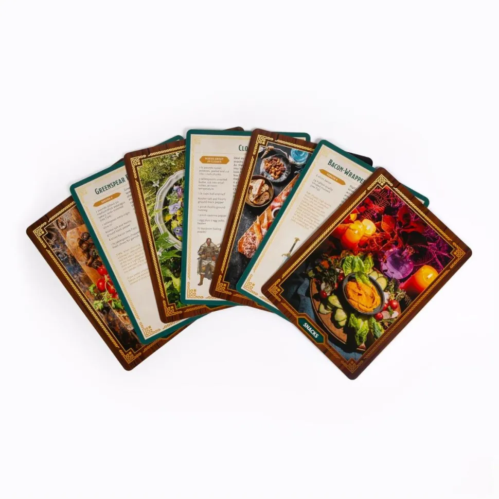 Dungeons & Dragons - Heroes' Feast The Deck of Many Morsels: 50 Cards for Conjuring Snacks, Libations, and Sweets