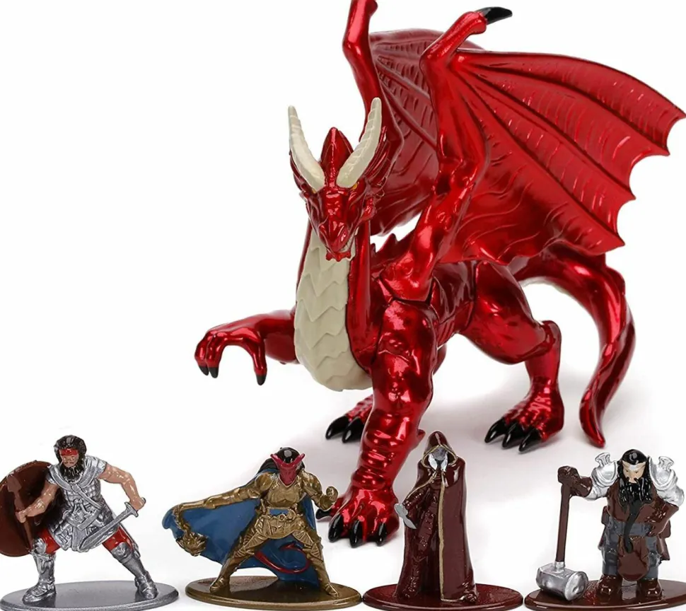 Dungeons & Dragons - Nano Metalfigs Deluxe 2” Scale Die-Cast Figure 5-Pack