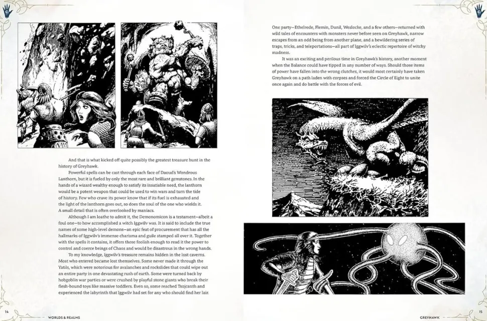 Dungeons & Dragons - Worlds & Realms: Adventures from Greyhawk to Faerun and Beyond Hardcover Book