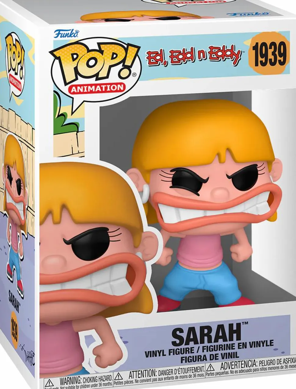 Ed, Edd n Eddy - Sarah Mystery Box (Includes Sarah & 3 Exclusive Pop! Vinyl Figures)