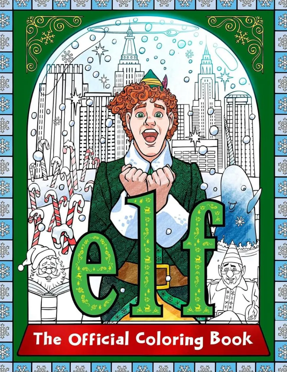 Elf - The Official Colouring Book Paperback Book