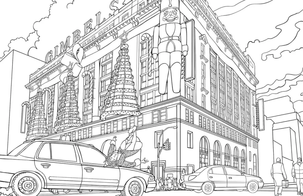 Elf - The Official Colouring Book Paperback Book