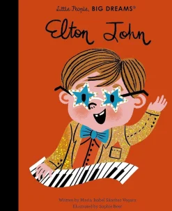 Elton John - Elton John Little People, Big Dreams Hardcover Book