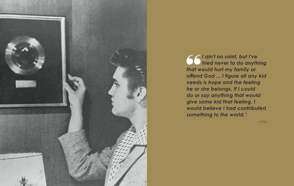 Elvis Presley - Treasures: The Story of the King of Rock 'n' Roll Told Through His Personal Mementos Hardcover Book