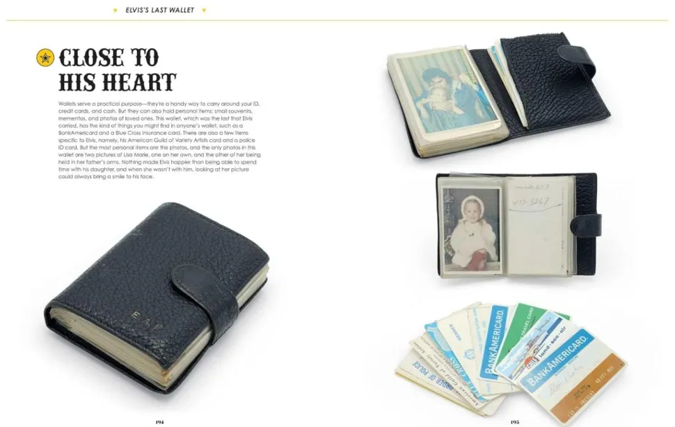 Elvis Presley - Treasures: The Story of the King of Rock 'n' Roll Told Through His Personal Mementos Hardcover Book