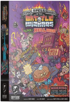 Epic Spell Wars of the Battle Wizards - Hijinx at Hell High Board Game