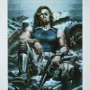Escape from New York - Snake Plissken Premium Art Print by Fabian Schlaga