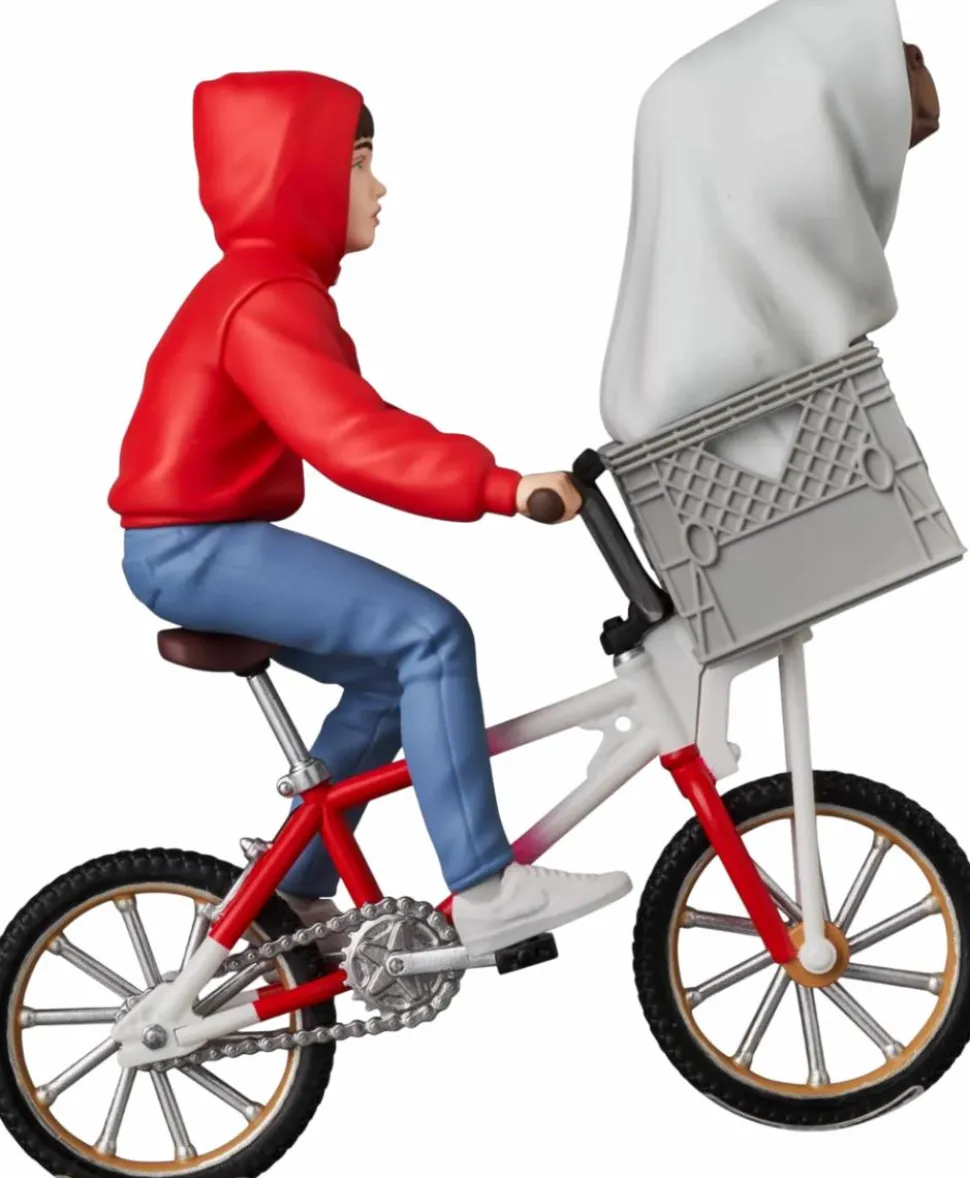 E.T. the Extra-Terrestrial - E.T. & Elliott with Bicycle Ultra Detail Figure UDF Vinyl Figure