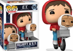 E.T. The Extra-Terrestrial - Elliott with E.T. in Bike Basket 40th Anniversary Pop! Vinyl Figure