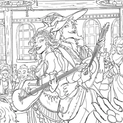 Everyday Magic: A Cozy Fantasy Colouring Book Paperback