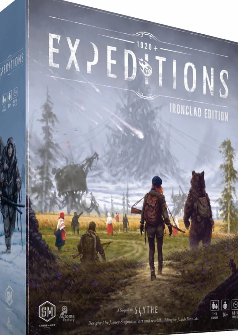 Expeditions - A Sequel to Scythe Ironclad Edition Board Game