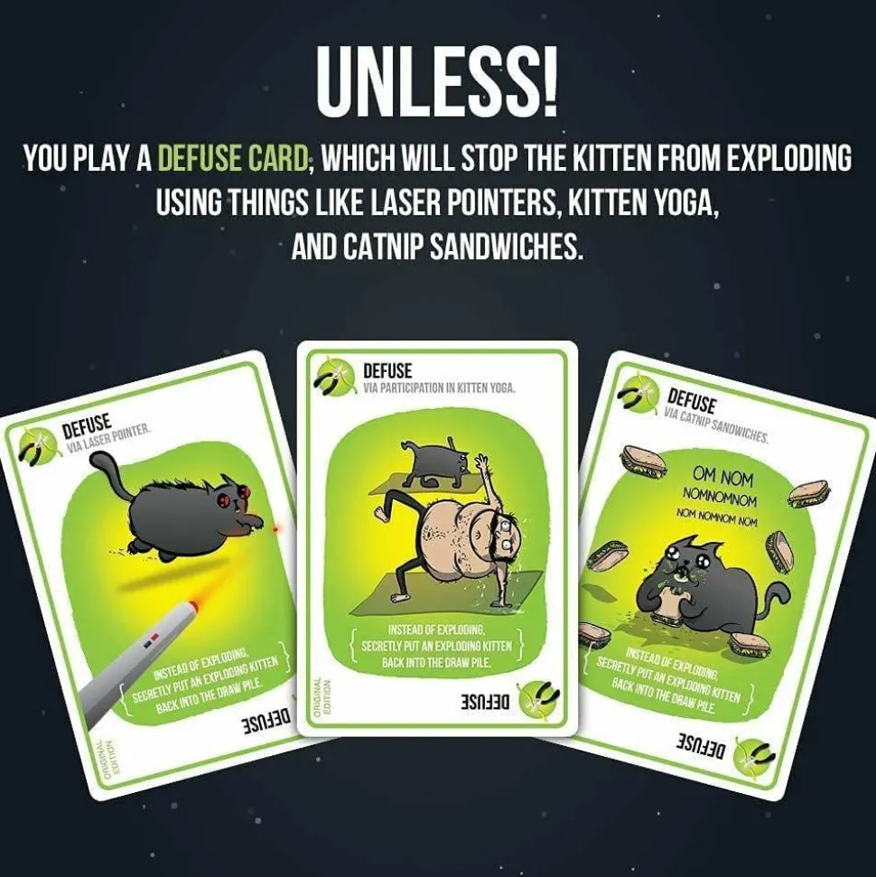 Exploding Kittens - Imploding Kittens Card Game Expansion