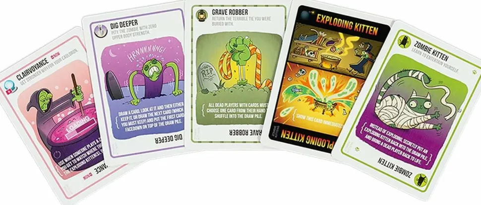 Exploding Kittens - Zombie Kittens Card Game