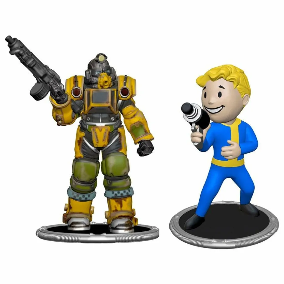 Fallout - Excavator & Vault Boy (Gun) 3" 2-Pack Mini Figure Set