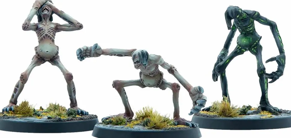 Fallout: Wasteland Warfare - Wendigo Pack Unpainted Multi-Part Resin Miniatures 3-Pack