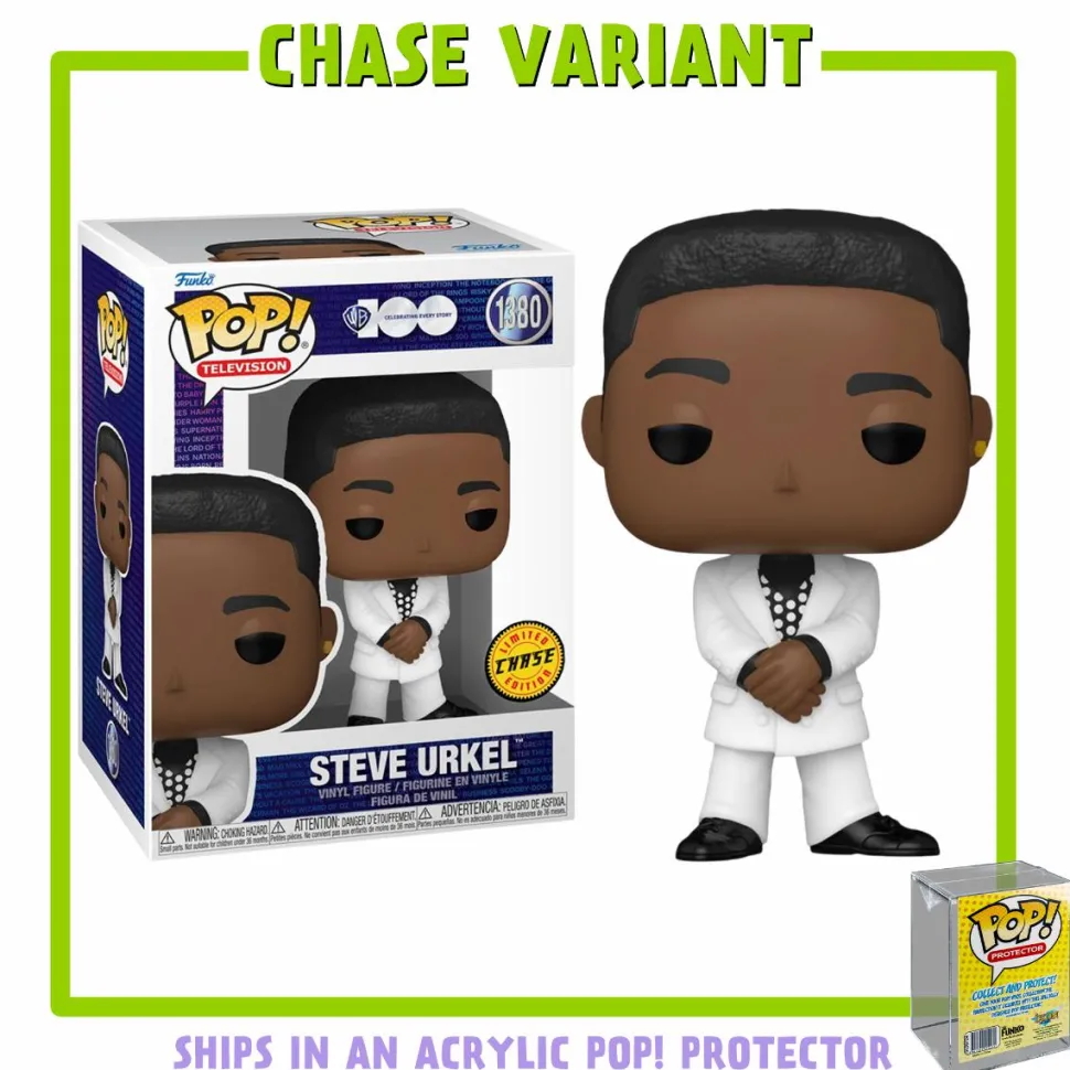 Family Matters - Steve Urkel Pop! Vinyl Figure in Acrylic Pop! Protector (Chase Variant)
