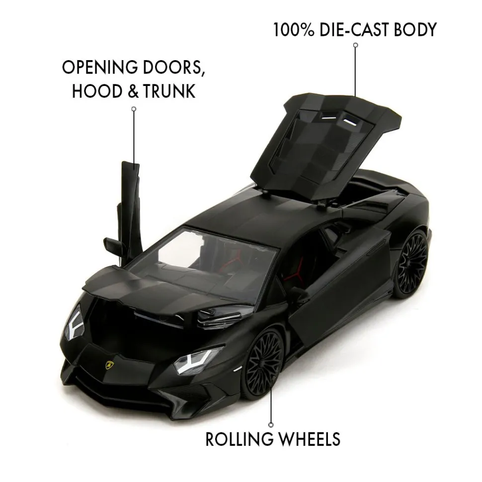 Fast & Furious - Shaw's Lamborghini Aventador 1/24th Scale Die-Cast Vehicle Replica