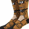 Five Nights at Freddy's - Freddy Fazbear Animigos 360 Character Men's Crew Socks (One Pair)