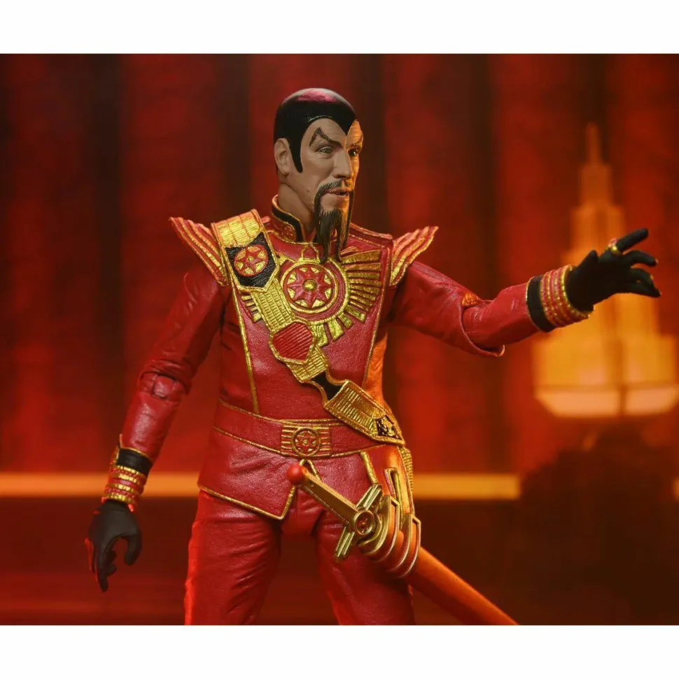 Flash Gordon (1980) - Ming the Merciless (Red Military Version) Ultimate 7" Scale Action Figure