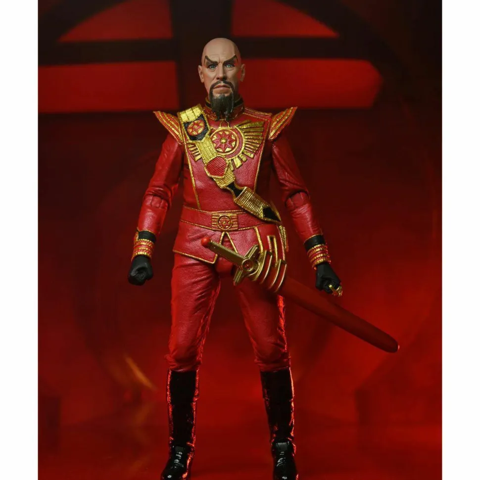Flash Gordon (1980) - Ming the Merciless (Red Military Version) Ultimate 7" Scale Action Figure