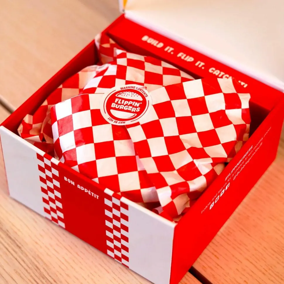 Flippin' Burgers - Build it, Flip it, Catch it Card Game