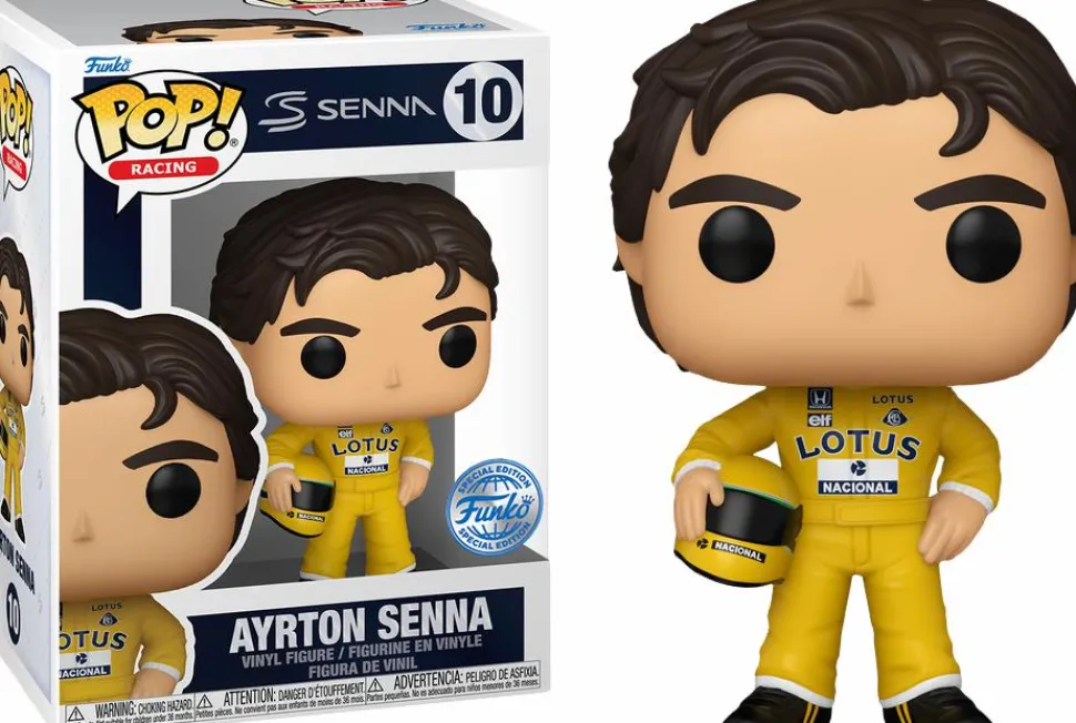 Formula One - Ayrton Senna (Lotus Racing Suit) Mystery Box (Includes Senna & 3 Exclusive Pop! Vinyl Figures)