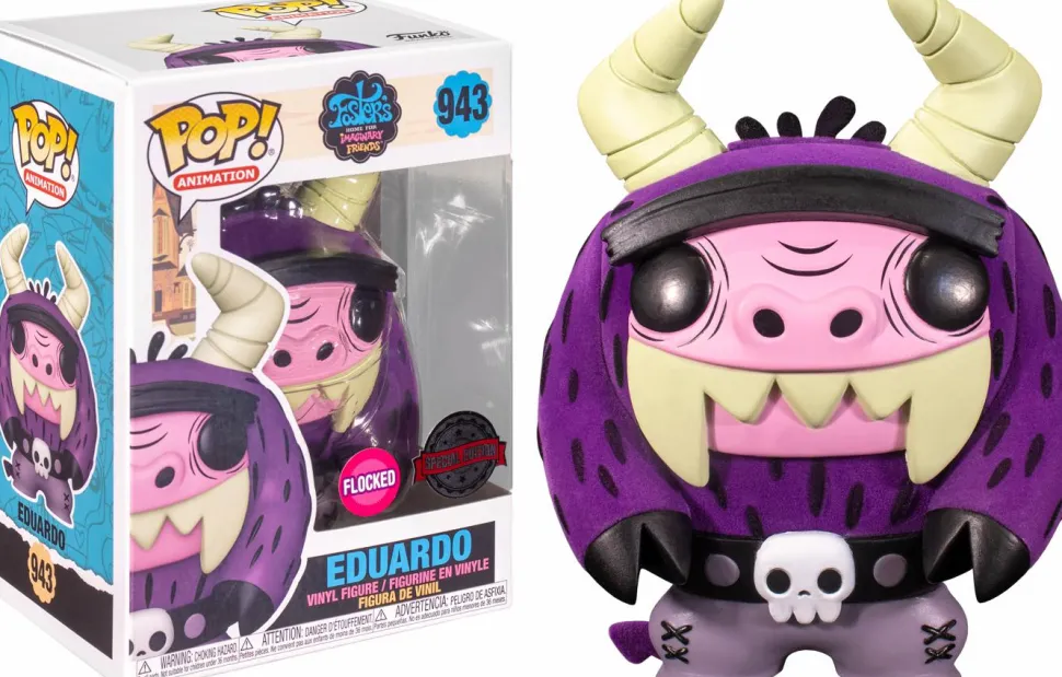 Foster’s Home For Imaginary Friends - Eduardo Flocked Pop! Vinyl Figure