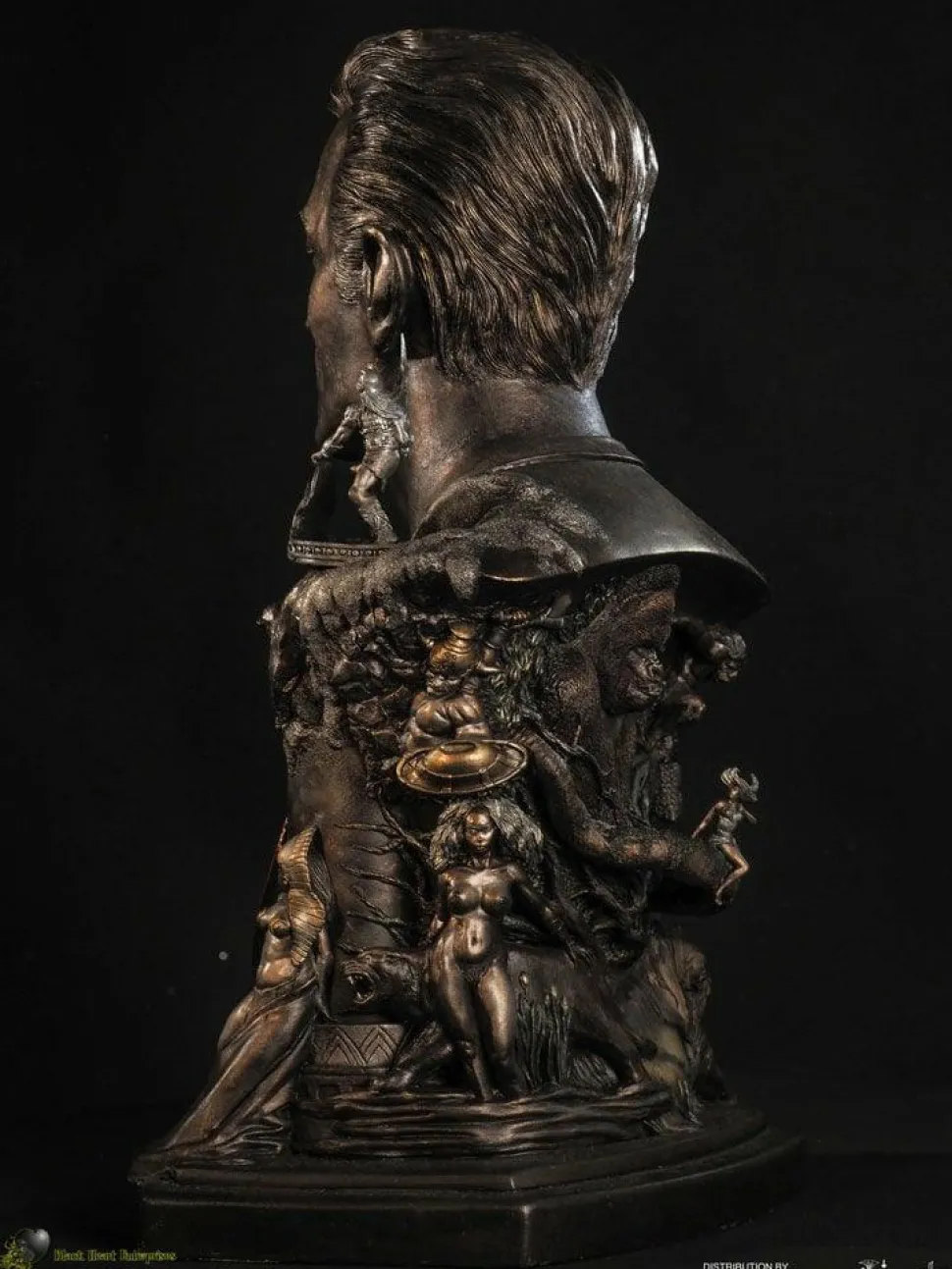 Frank Frazetta - Frank Frazetta Tribute Faux Bronze 1:1 Scale Life-Size Bust