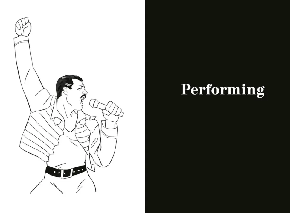 Freddie Mercury - Lines to Live By: Break Free with the Words of Freddie Hardcover Book