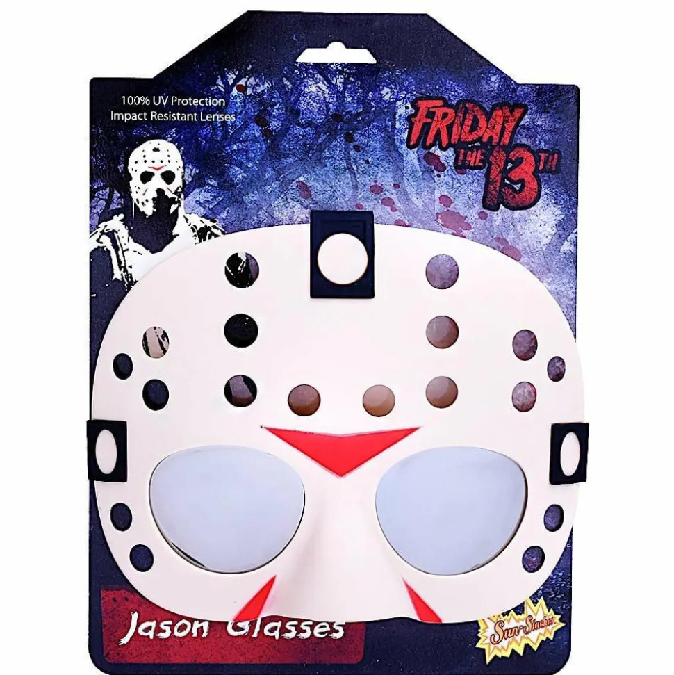 Friday the 13th - Jason Voorhees Sun-Staches Sunglasses (One Size)