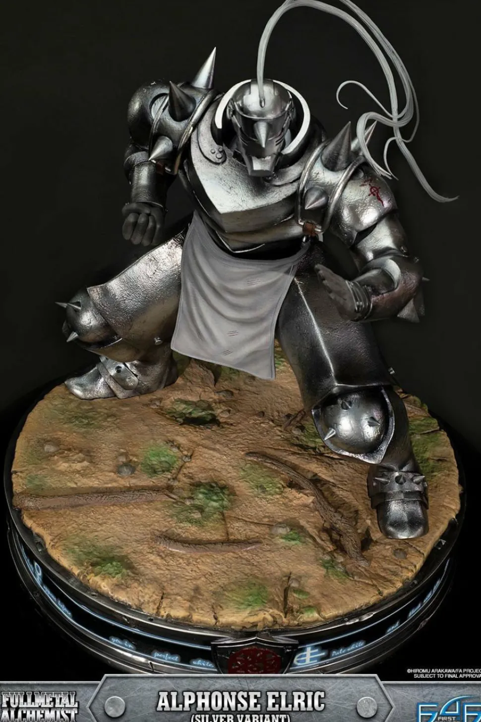 Fullmetal Alchemist: Brotherhood - Alphonse Elric Silver Variant 22” Statue