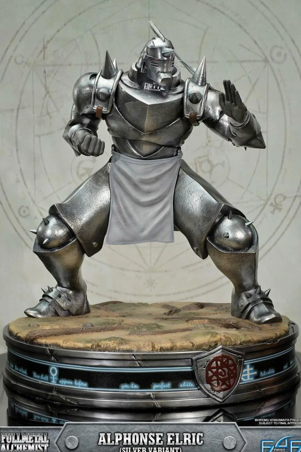 Fullmetal Alchemist: Brotherhood - Alphonse Elric Silver Variant 22” Statue