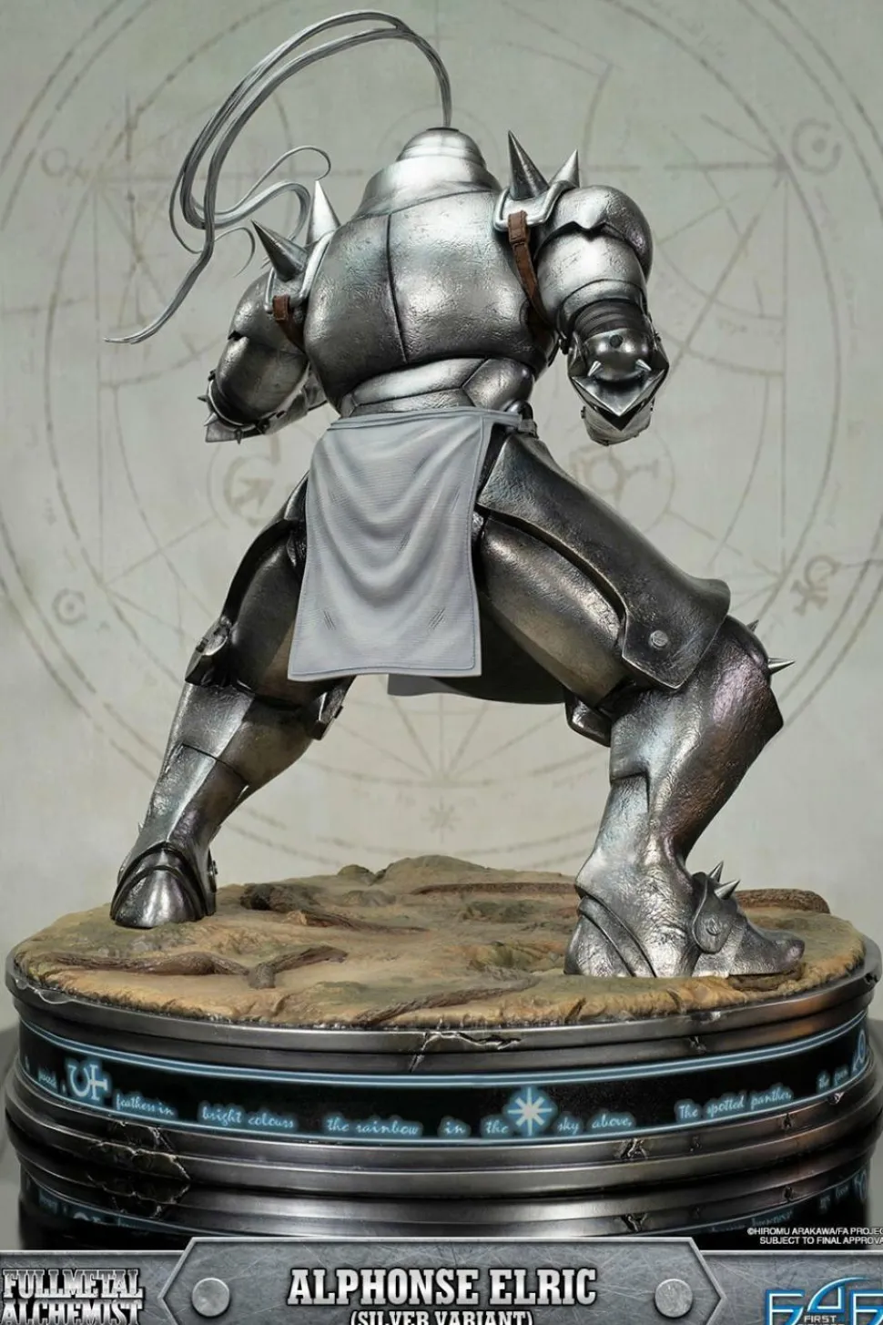 Fullmetal Alchemist: Brotherhood - Alphonse Elric Silver Variant 22” Statue