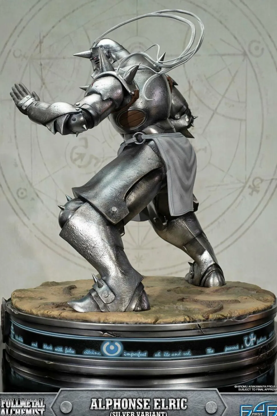 Fullmetal Alchemist: Brotherhood - Alphonse Elric Silver Variant 22” Statue