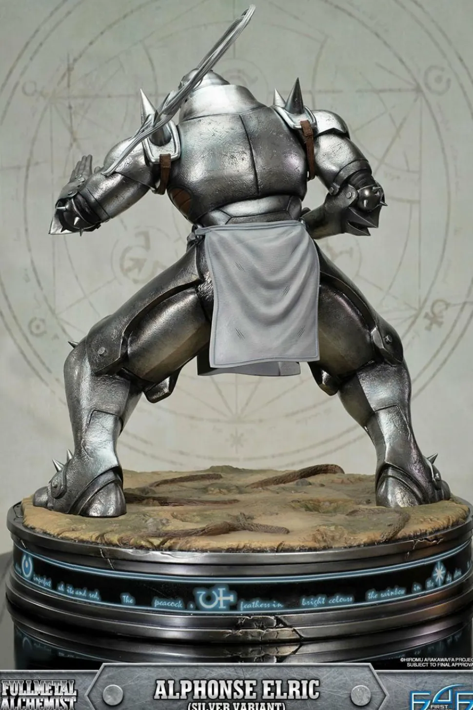 Fullmetal Alchemist: Brotherhood - Alphonse Elric Silver Variant 22” Statue