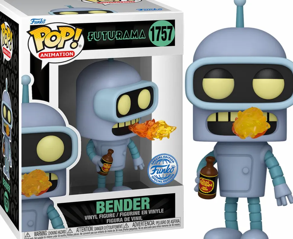 Futurama - Bender with Fire Breath Pop! Vinyl Figure