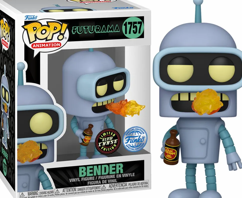 Futurama - Bender with Fire Breath Pop! Vinyl Figure