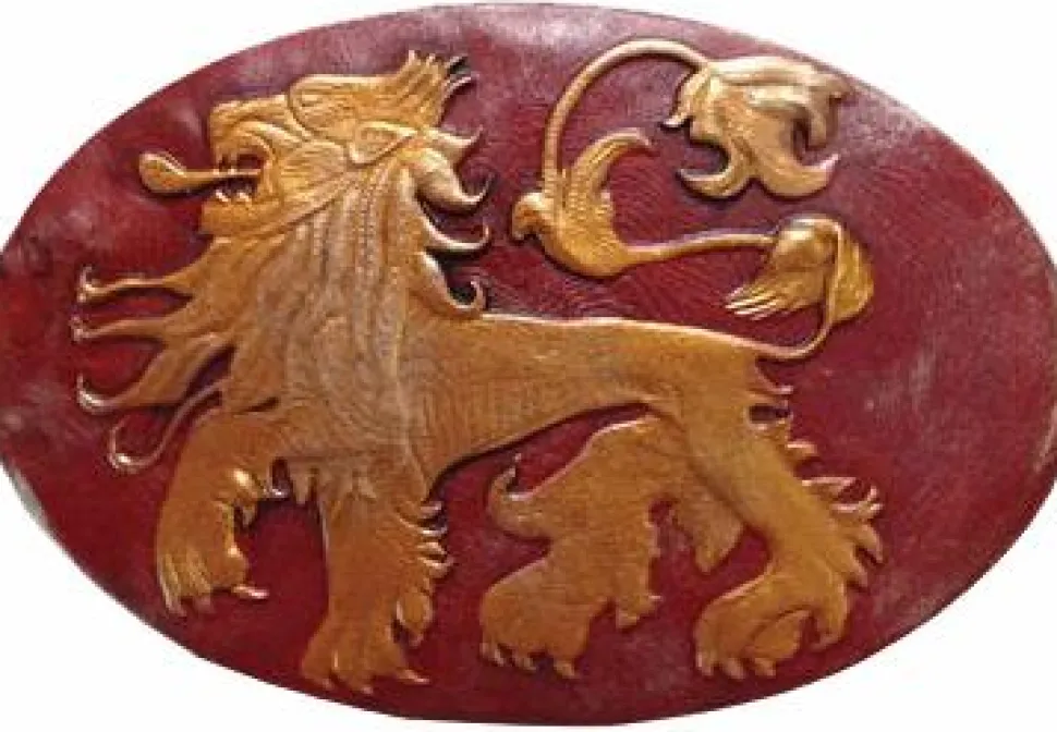 Game of Thrones - Lannister Shield Pin Replica