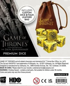 Game of Thrones - Premium Dice Set (6 Pieces)