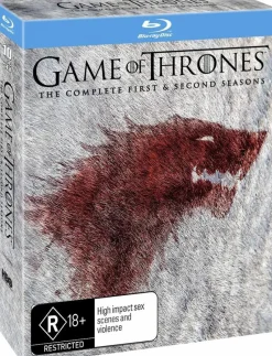 Game of Thrones - Seasons 1 & 2 Blu-Ray Box Set (10 Blu-Rays)