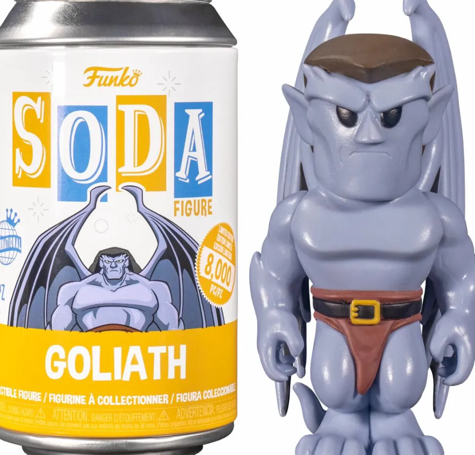 Gargoyles - Goliath Vinyl SODA Figure in Collector Can (International Edition)