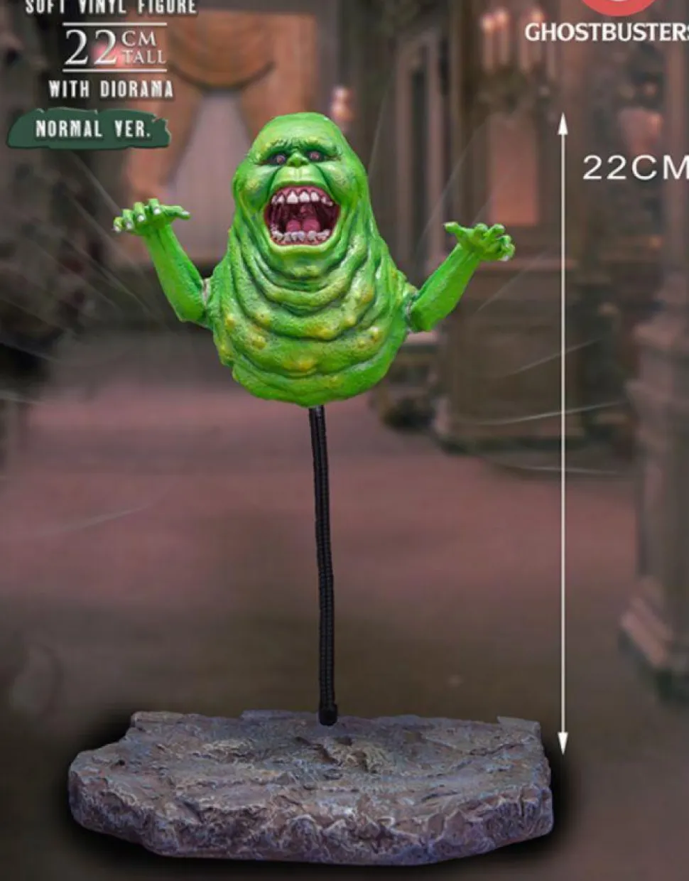 Ghostbusters (1984) - Slimer with Diorama 8" PVC Statue