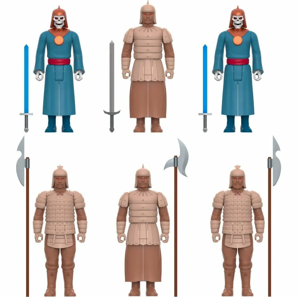 G.I. Joe - City of the Dead Ancient Clay Guardians & Skeleton Soldiers ReAction 3.75" Action Figure Box Set (2023 SDCC Exclusive)